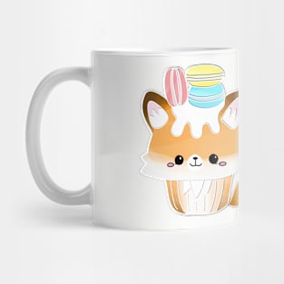 Cute Fox Cupcake Mug